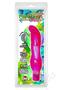Jelly Caribbean Orion Vibrator Number 8 Waterproof 7in - Pink